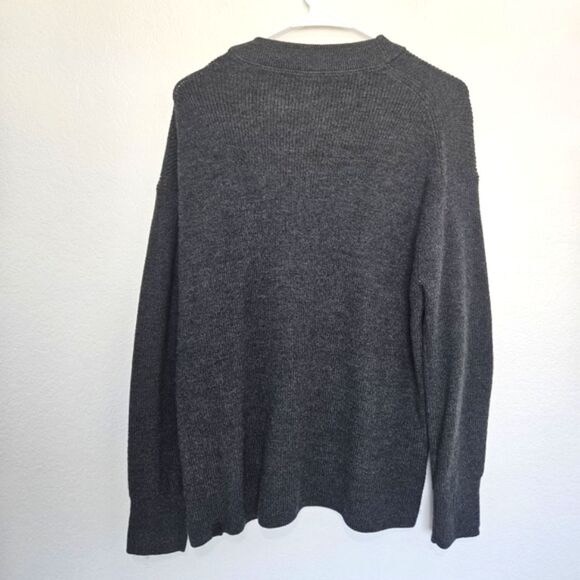 Lululemon | Merino Wool-Blend Ribbed Crewneck Sweater Heathered, Womens 8 - Picture 7 of 8